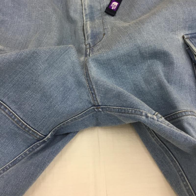 ザ ノースフェイス パープルレーベル THE NORTH FACE PURPLE LABEL パンツ ショートパンツ NT4308N デニムショートパンツ 34 無地 青 / ブルー /  メンズ USED 古着 中古 10151175
