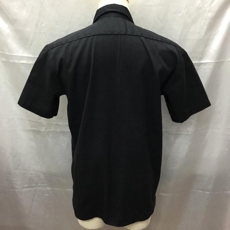 ディッキーズ Dickies シャツ、ブラウス 半袖 1574BK ワークシャツ S 無地 黒 / ブラック /  メンズ USED 古着 中古 10112389