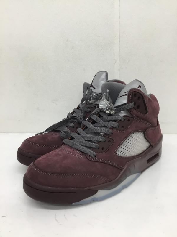 ナイキ NIKE スニーカー スニーカー AIR JORDAN 5 RETRO SE DZ4131-600 ナイキ エアジョーダン 5 レトロ シーズナルエディション ディープバーガンディ ライトグラファイト 27.0cm ロゴ、文字 紫 / パープル /  メンズ USED 古着 中古 10112274