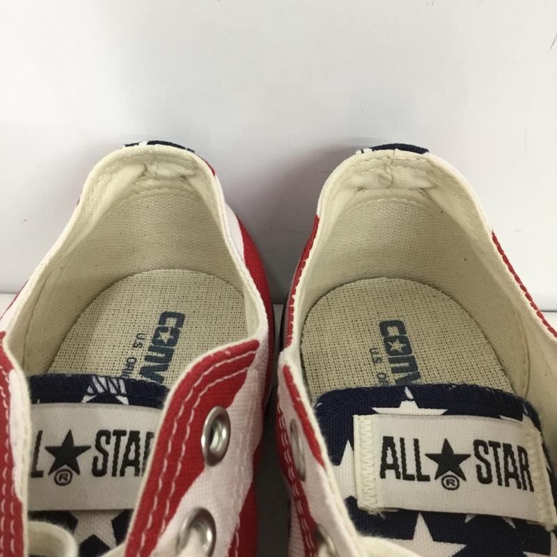 コンバース CONVERSE スニーカー スニーカー 1SD295 星条旗 アメリカ スターズ アンド バーズ 23.5cm 23.5cm ロゴ、文字 マルチカラー / マルチカラー /  レディース USED 古着 中古 10150687