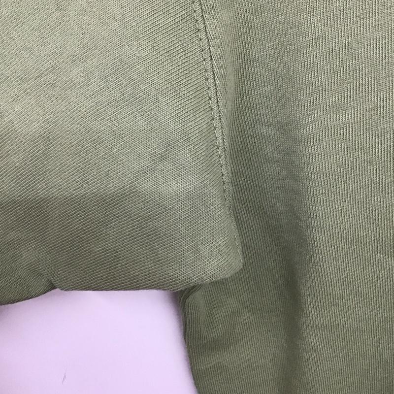 ナイキ NIKE カットソー 長袖 長袖カットソー ロゴカットソー クルーネック XL ロゴ、文字 カーキ / カーキ /  メンズ USED 古着 中古 10132719