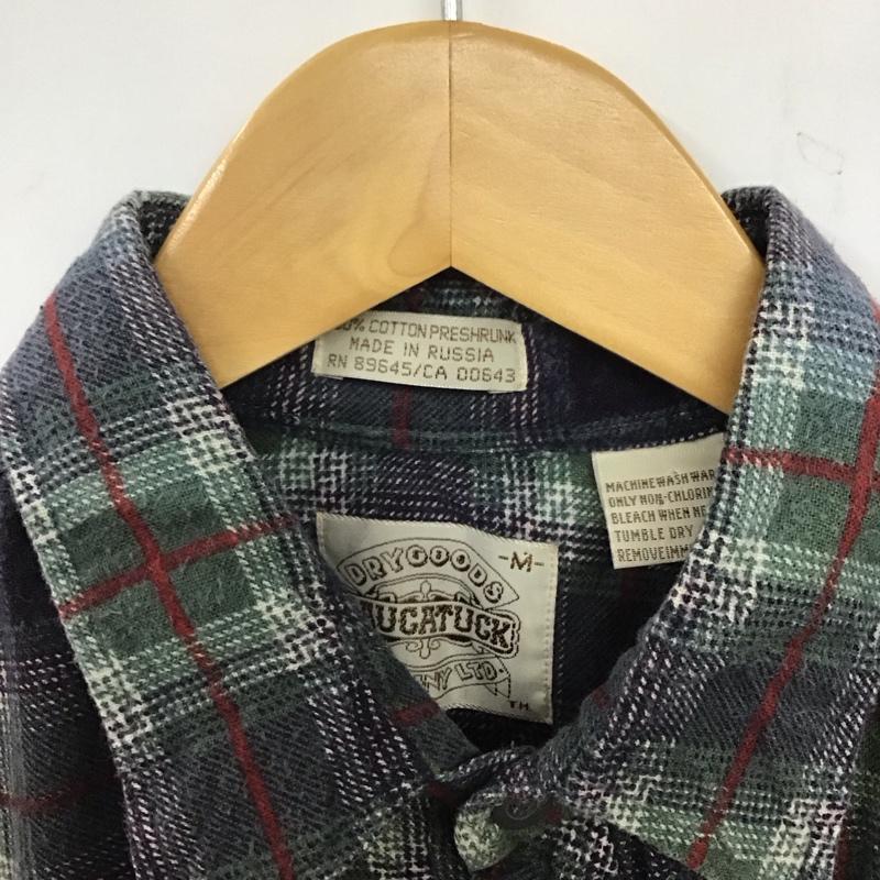 古着 USED シャツ、ブラウス 長袖 長袖シャツ チェックシャツ カラーシャツ M チェック マルチカラー / マルチカラー /  メンズ USED 古着 中古 10140265