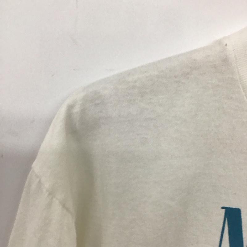 古着 USED Tシャツ 半袖 半袖カットソー プリントTシャツ クルーネックカットソー L プリント 白 / ホワイト /  メンズ USED 古着 中古 10132587