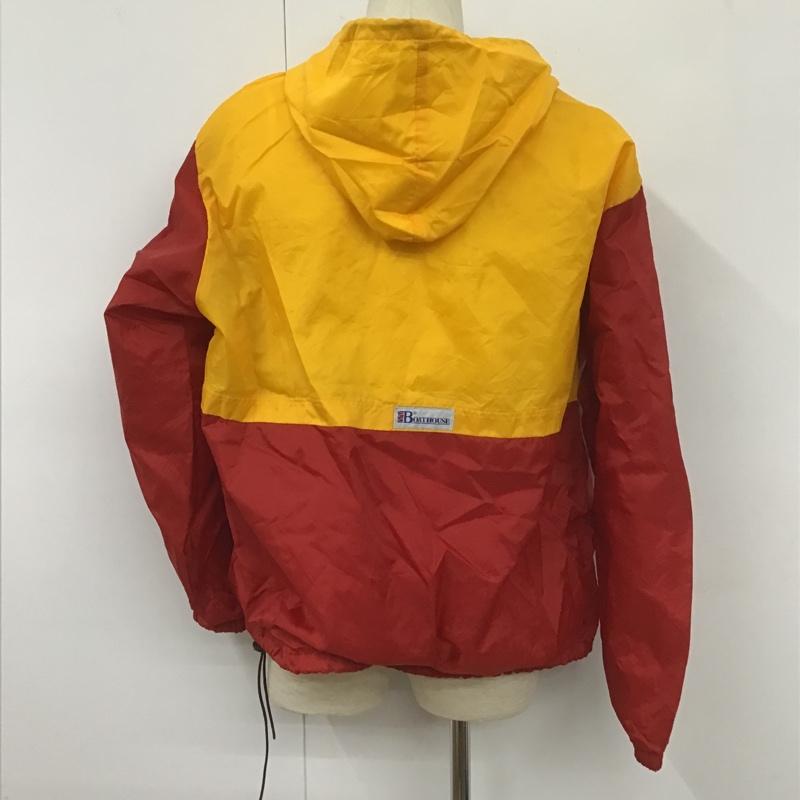 古着 USED ジャケット、上着 ジャンパー、ブルゾン ジップアップジャケット ジャンパー ジャケット カジュアルジャケット 古着 M ロゴ、文字 赤 / レッド / X 黄 / イエロー /  メンズ USED 古着 中古 10106206