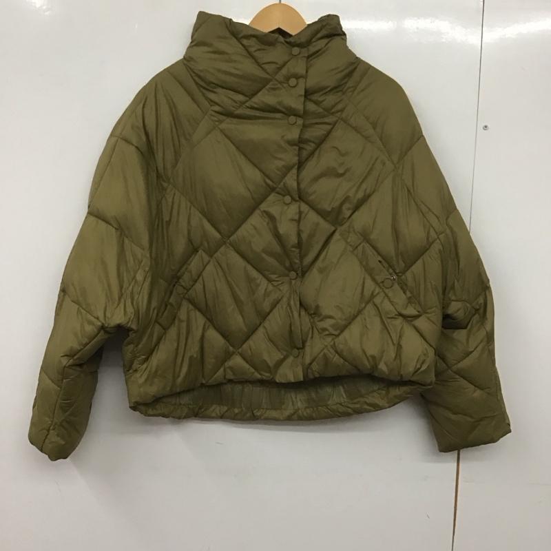 ザラ ZARA コート コート一般 4369 254 515 スタンドネック キルティング M 無地 カーキ / カーキ /  レディース USED 古着 中古 10138921