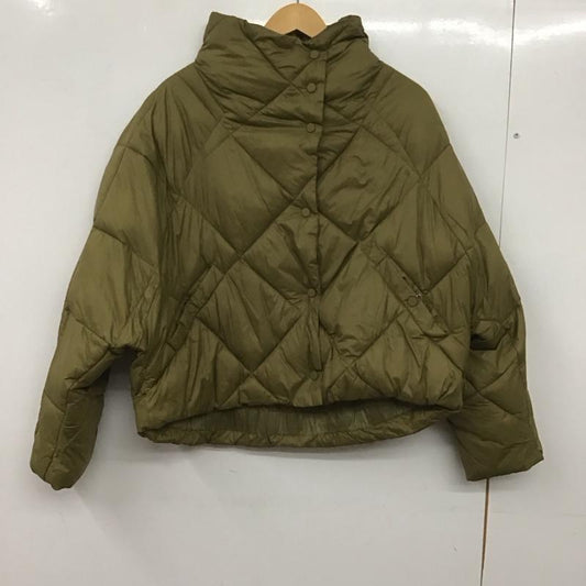 ザラ ZARA コート コート一般 4369 254 515 スタンドネック キルティング M 無地 カーキ / カーキ /  レディース USED 古着 中古 10138921