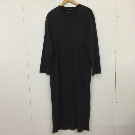 ザラ ZARA ワンピース ロングスカート S 無地 黒 / ブラック /  レディース USED 古着 中古 10137445