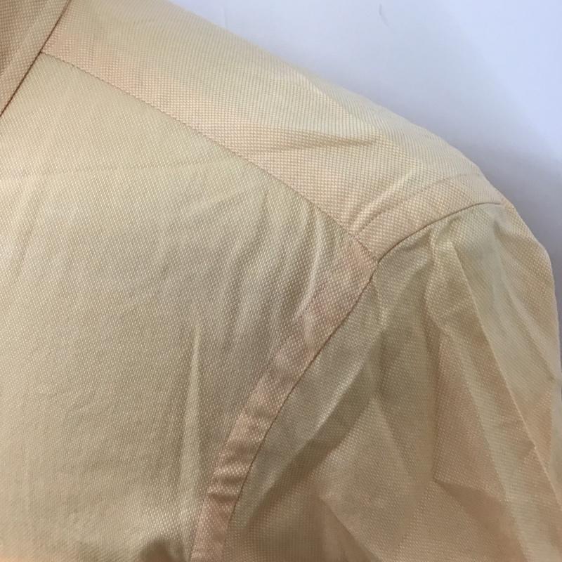 バーバリーブラックレーベル BURBERRY BLACK LABEL シャツ、ブラウス 半袖 BMW50-010-82 ボタンダウン 2 ワンポイント 橙 / オレンジ /  メンズ USED 古着 中古 10113081