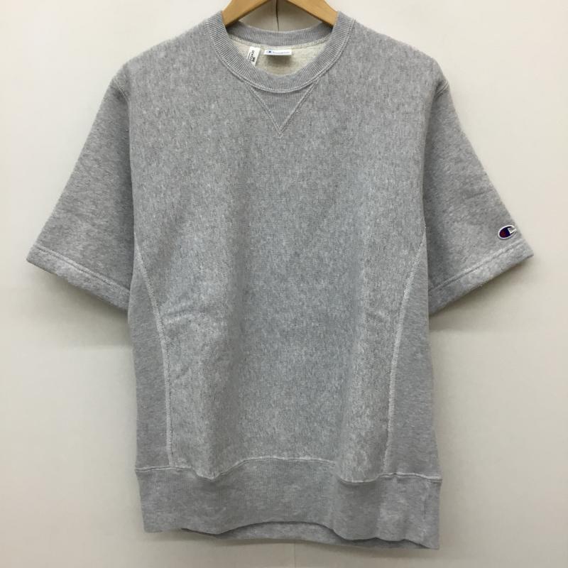 チャンピオン Champion トレーナー 半袖 C8-F002 M 無地 灰 / グレー /  メンズ USED 古着 中古 10140934