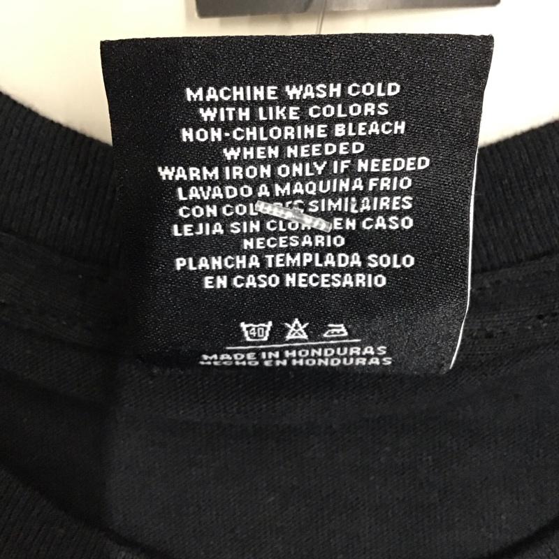 ハフ HUF Tシャツ 半袖 半袖カットソー プリントTシャツ クルーネックカットソー M ロゴ、文字 黒 / ブラック /  メンズ USED 古着 中古 10116577