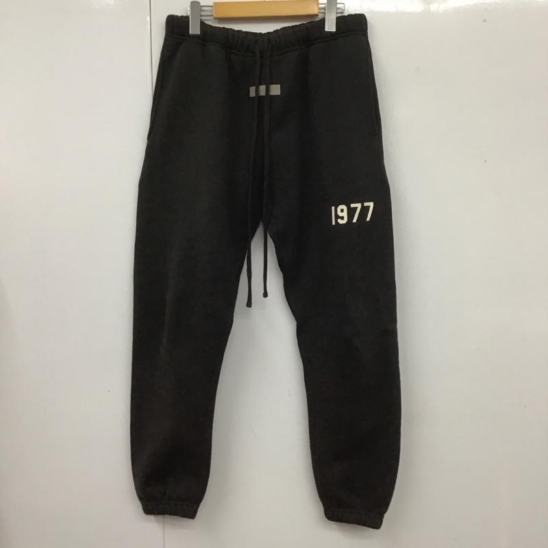 エッセンシャルズ ESSENTIALS パンツ ワークパンツ、ペインターパンツ スウェットパンツ ジャージ カジュアルパンツ ワイドパンツ M 無地 黒 / ブラック /  メンズ USED 古着 中古 10107325