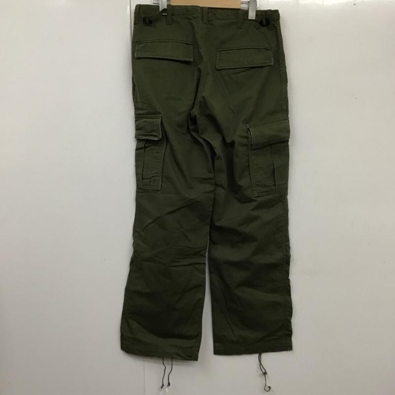 古着 USED パンツ ワークパンツ、ペインターパンツ achene カーゴパンツ ミリタリー アメリカ製 M 無地 カーキ / カーキ /  メンズ USED 古着 中古 10113932