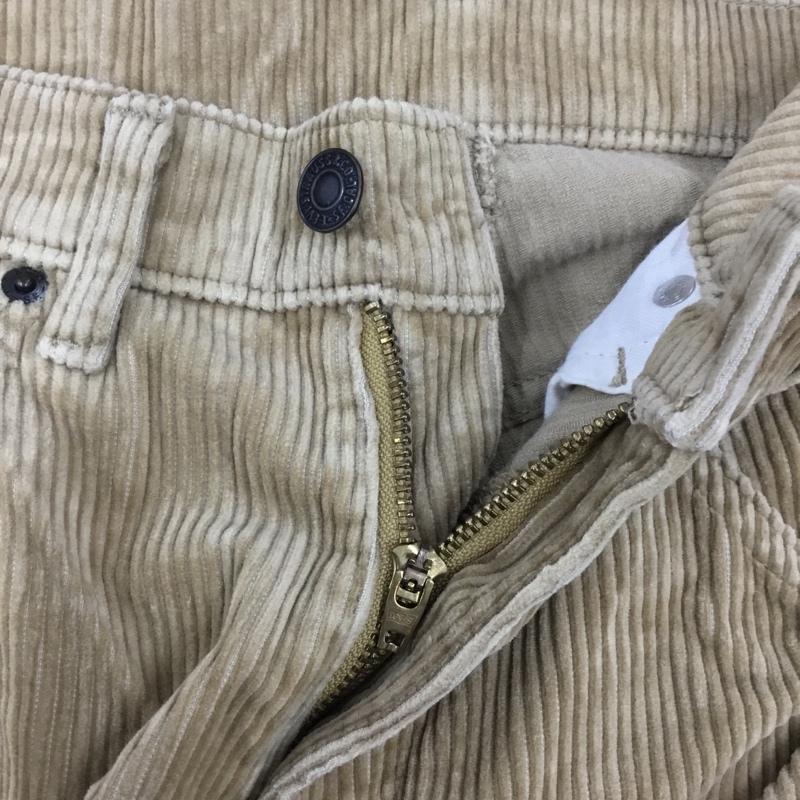 リーバイストラウスアンドコー Levi Strauss & co. パンツ デニム、ジーンズ コーデュロイパンツ ワイドパンツ ストレートパンツ 90s 日本製 太畝 33インチ 無地 ベージュ / ベージュ /  メンズ USED 古着 中古 10116230