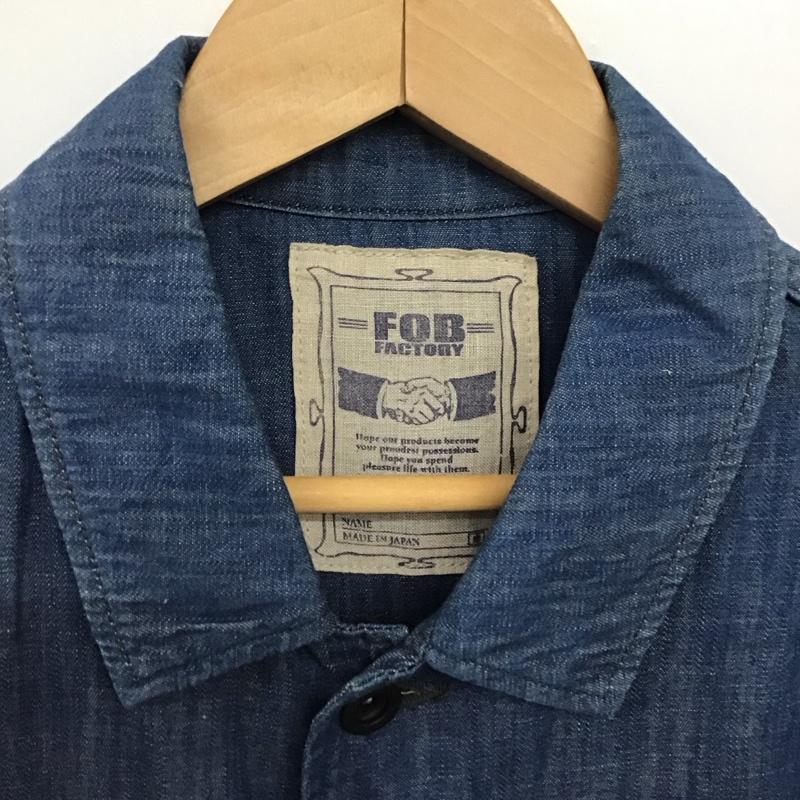エフオービーファクトリー FOB FACTORY ジャケット、上着 ジャケット、ブレザー カジュアルジャケット デニムジャケット アウター S 無地 インディゴ / インディゴ /  メンズ USED 古着 中古 10147524