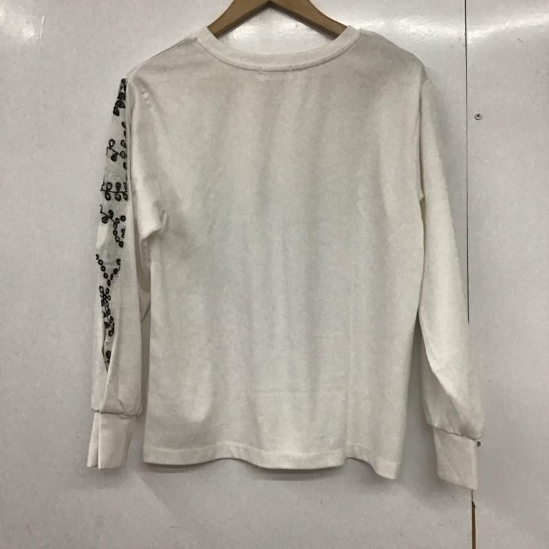レプシィム LEPSIM カットソー 長袖 FREE 無地 白 / ホワイト /  レディース USED 古着 中古 10143502