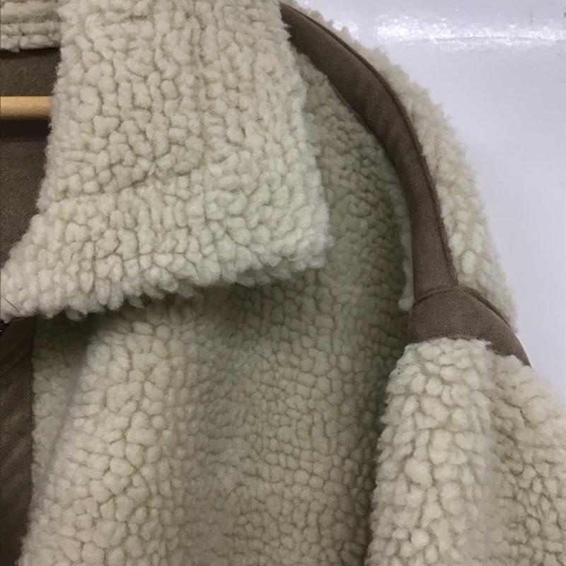 ローリーズファーム LOWRYS FARM ジャケット、上着 ジャンパー、ブルゾン ボアジャケット FREE 無地 アイボリー / アイボリー /  レディース USED 古着 中古 10146314