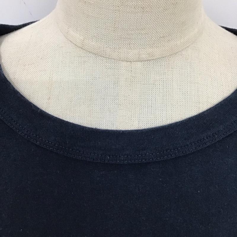 チャンピオン Champion ワンピース ミニスカート L ロゴ、文字 X プリント 紺 / ネイビー /  レディース USED 古着 中古 10121418
