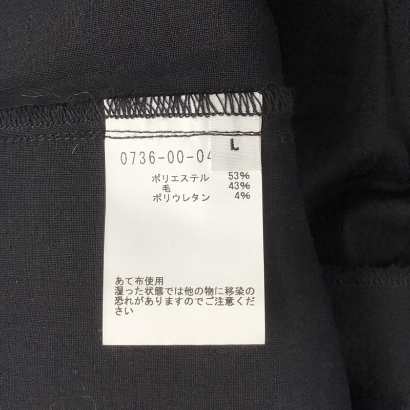 アバハウス ABAHOUSE シャツ、ブラウス 長袖 長袖シャツパーカー カジュアルシャツ 長袖シャツ アウター L 無地 黒 / ブラック /  メンズ USED 古着 中古 10107784