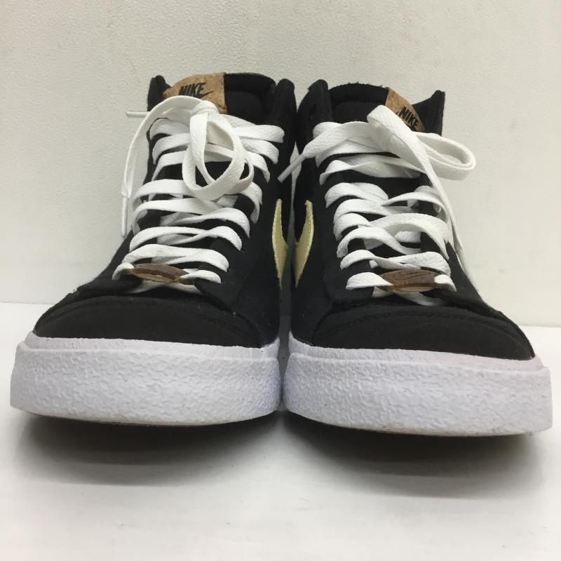 ナイキ NIKE スニーカー スニーカー Blazer Mid 77 Pomegranate ブレーザー ミッド ポムグラネイト CI1166-001 27.0cm 刺繍 黒 / ブラック /  メンズ USED 古着 中古 10108151