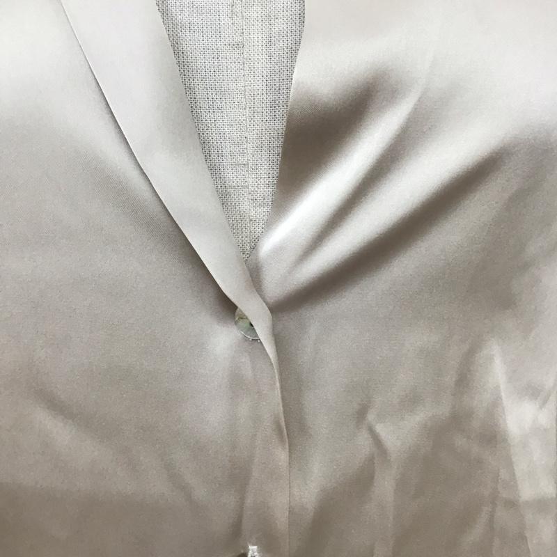 ザラ ZARA シャツ、ブラウス 長袖 長袖シャツ カラーシャツ 前ボタンシャツ XS 無地 ベージュ / ベージュ /  レディース USED 古着 中古 10115916