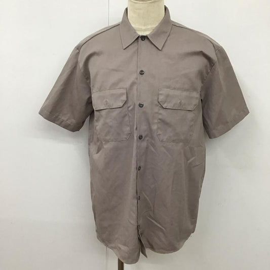 ディッキーズ Dickies シャツ、ブラウス 半袖 1574SV ワークシャツ M 無地 灰 / グレー /  メンズ USED 古着 中古 10113921