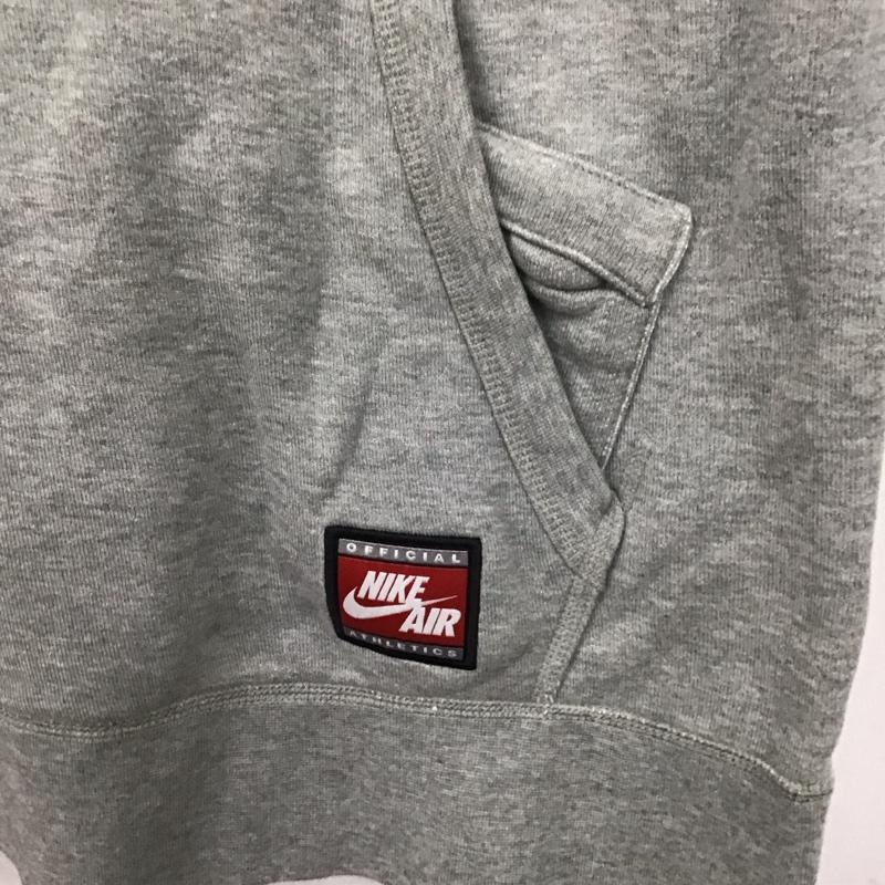 ナイキ NIKE トレーナー 半袖 半袖トレーナー クルーネックカットソー 半袖カットソー スポーツウェア M ロゴ、文字 灰 / グレー /  メンズ USED 古着 中古 10139517