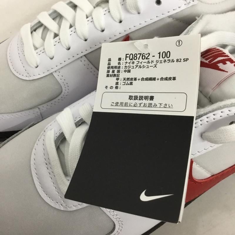 ナイキ NIKE スニーカー スニーカー FQ8762 100 FIELD GENERAL 82 SP 28.5cm 箱有 28.5cm ロゴ、文字 白 / ホワイト / X 赤 / レッド / X 黒 / ブラック /  メンズ USED 古着 中古 10131675