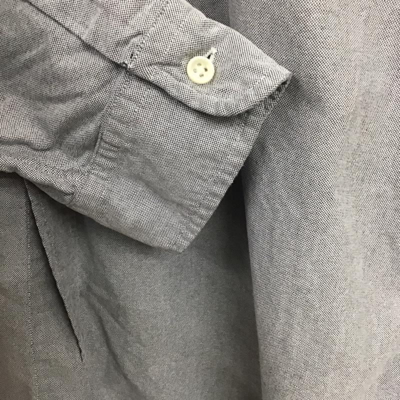 ポロバイラルフローレン Polo by RALPH LAUREN シャツ、ブラウス 長袖 長袖シャツ 無地シャツ カラーシャツ ボタンダウンシャツ XL ロゴ、文字 灰 / グレー /  メンズ USED 古着 中古 10141905