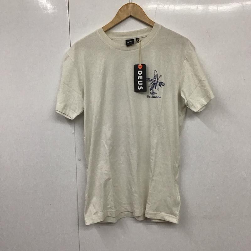 デウスエクスマキナ DEUS EX MACHINA Tシャツ 半袖 dmp2211545b LEMONADETEE 半袖カットソー プリントTシャツ M プリント 白 / ホワイト /  メンズ USED 古着 中古 10130740