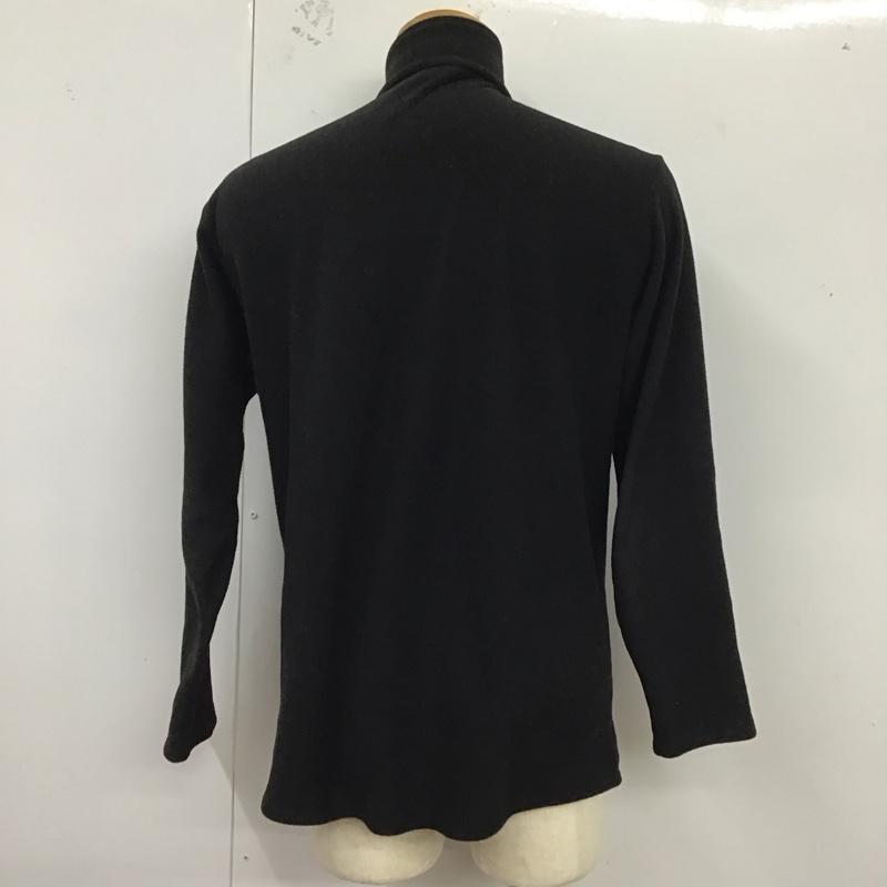 パタゴニア patagonia ジャケット、上着 ジャケット、ブレザー 長袖フリースジャケット 長袖カットソー ジップアップカラー M ロゴ、文字 黒 / ブラック /  メンズ USED 古着 中古 10125129