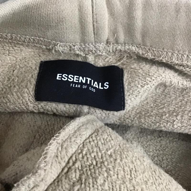 エッセンシャルズ ESSENTIALS パンツ ショートパンツ スウェットパンツ カジュアルパンツ ジャージ ワイドパンツ S ロゴ、文字 ベージュ / ベージュ /  メンズ USED 古着 中古 10112126