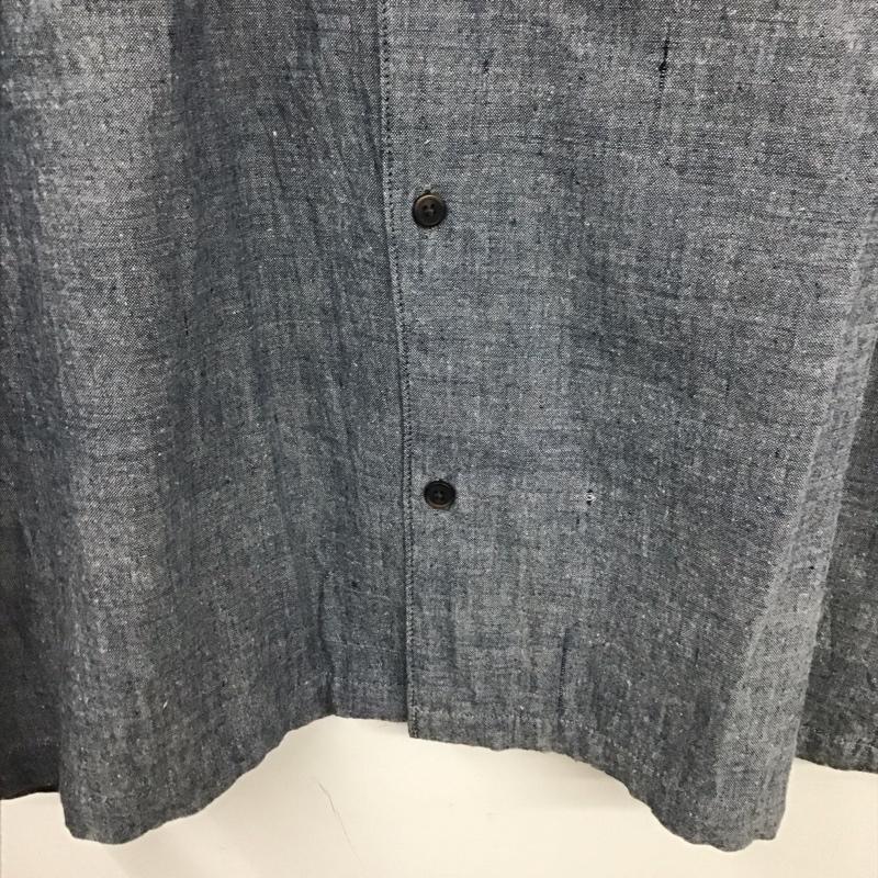 パタゴニア patagonia シャツ、ブラウス 半袖 半袖シャツ 無地シャツ ポケットシャツ L 無地 紺 / ネイビー /  メンズ USED 古着 中古 10130096