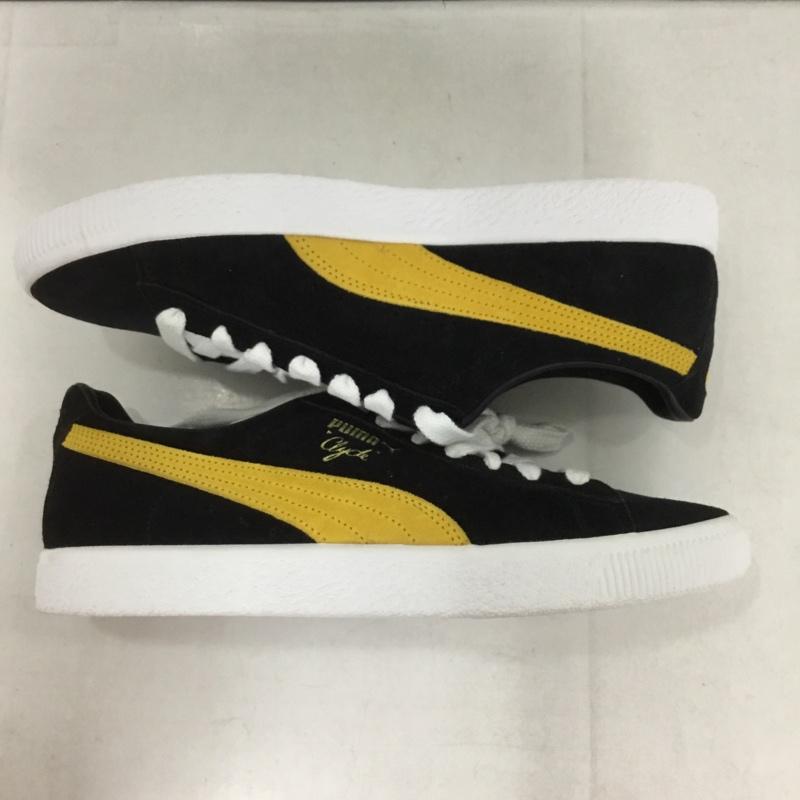プーマ PUMA スニーカー スニーカー 391962-05 CLYDE OG 27cm 箱有 27.0cm ロゴ、文字 黒 / ブラック / X 黄 / イエロー /  メンズ USED 古着 中古 10132842