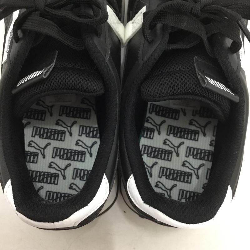 プーマ PUMA スニーカー スニーカー 374763-02 フューチャー ライダー コントラスト UK3.5 US：4.5 ロゴ、文字 黒 / ブラック / X 白 / ホワイト /  レディース USED 古着 中古 10150247