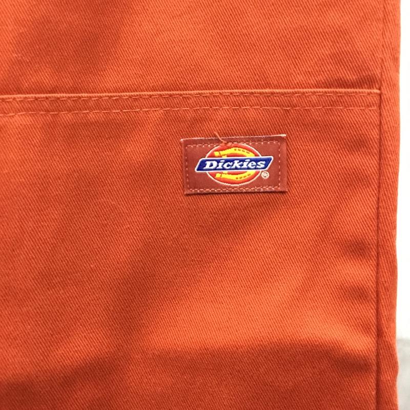 ディッキーズ Dickies パンツ ワークパンツ、ペインターパンツ ワークパンツ ワイドパンツ カジュアルパンツ skateboading 31インチ ロゴ、文字 橙 / オレンジ /  メンズ USED 古着 中古 10121986