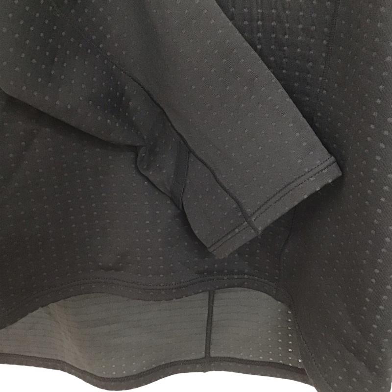 ザノースフェイス THE NORTH FACE カットソー 長袖 nt12123 エクスペディションドライドットクルー 長袖カットソー L ロゴ、文字 黒 / ブラック /  メンズ USED 古着 中古 10146703