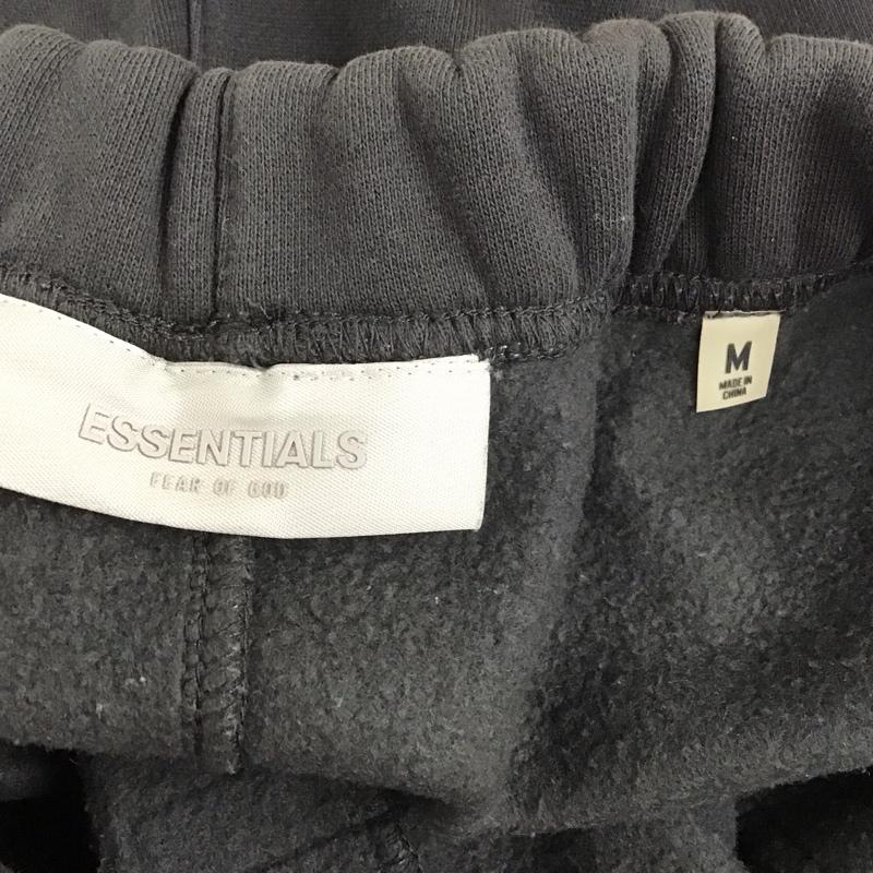 エッセンシャルズ ESSENTIALS パンツ ワークパンツ、ペインターパンツ スウェットパンツ ジャージ カジュアルパンツ ワイドパンツ M 無地 黒 / ブラック /  メンズ USED 古着 中古 10107325