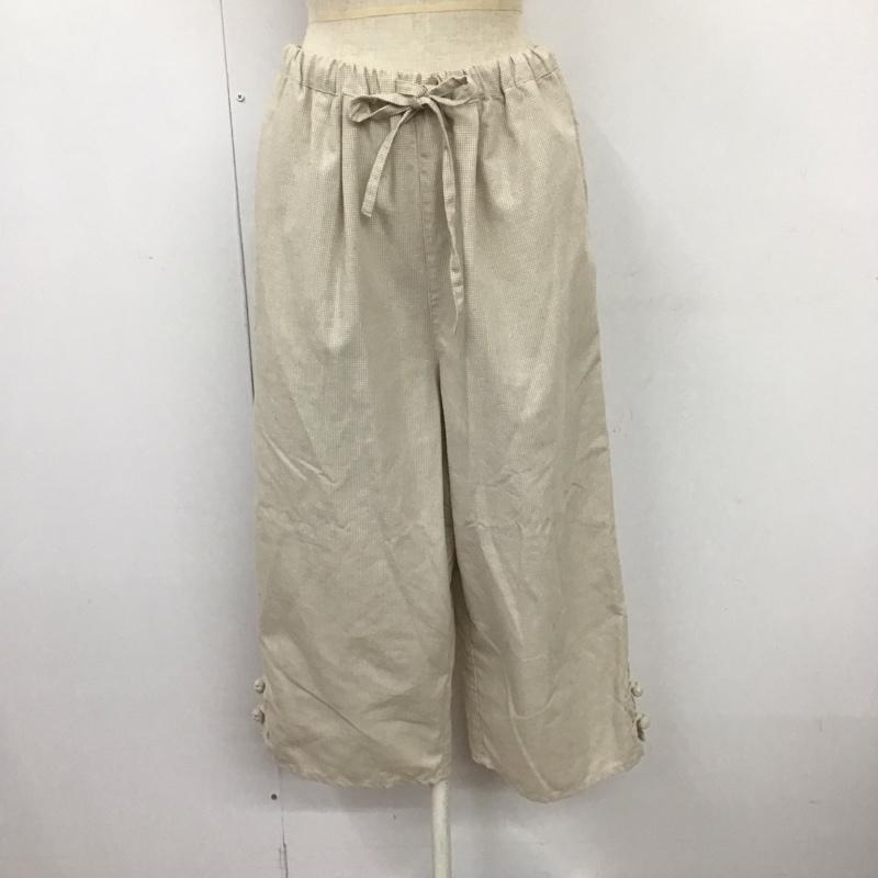 サマンサモスモス Samansa Mos2 ボトムス ボトムス FREE チェック ベージュ / ベージュ /  レディース USED 古着 中古 10110327