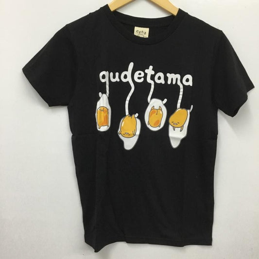 古着 USED Tシャツ 半袖 ぐでたま M プリント X キャラクター 黒 / ブラック /  レディース USED 古着 中古 10146277