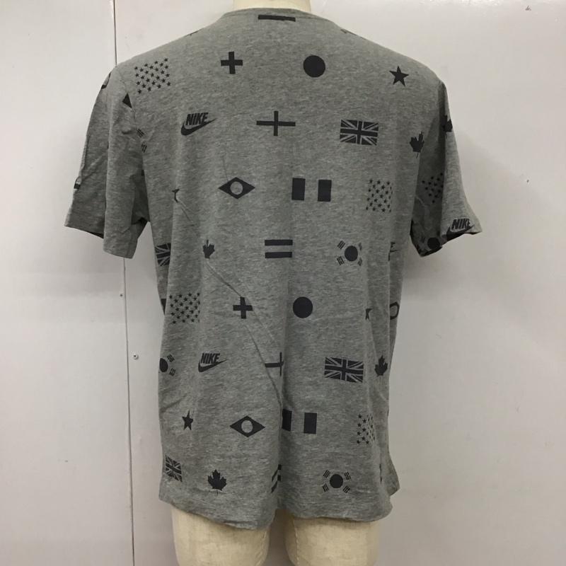 ナイキ NIKE Tシャツ 半袖 ct6557-063 プレヒートAOPTシャツ 半袖カットソー プリントTシャツ XL プリント 灰 / グレー /  メンズ USED 古着 中古 10114669
