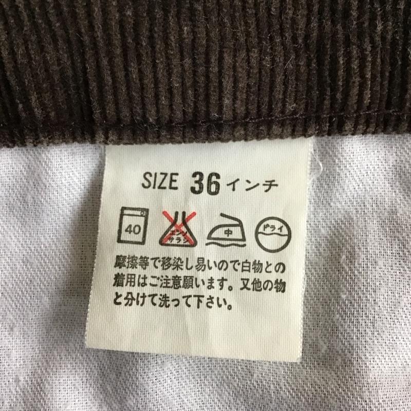 リーバイストラウスアンドコー Levi Strauss & co. パンツ デニム、ジーンズ コーデュロイパンツ ワイドパンツ ストレートパンツ カジュアルパンツ 36インチ 無地 茶 / ブラウン /  メンズ USED 古着 中古 10118293