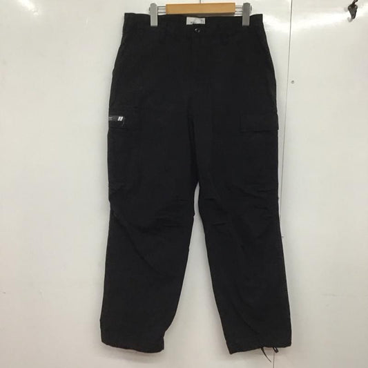 ダブルタップス WTAPS パンツ ワークパンツ、ペインターパンツ 231WVDT-PTM09 リップストップ カーゴパンツ コットン ナイロン 2 無地 黒 / ブラック /  メンズ USED 古着 中古 10144063