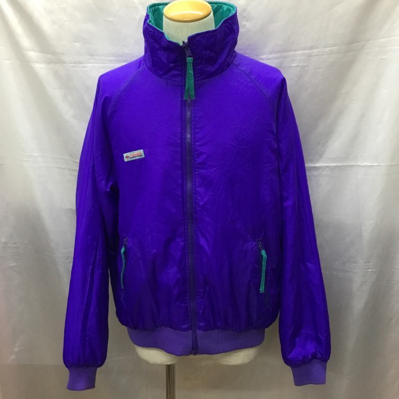 コロンビア Columbia ジャケット、上着 ジャンパー、ブルゾン ジップアップジャケット ジャンパー ジャケット リバーシブル アウター XL ロゴ、文字 緑 / グリーン /  メンズ USED 古着 中古 10114612