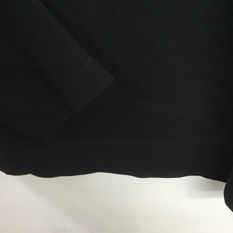 アミアレクサンドルマテュッシ AMI Alexandre Mattiussi カットソー 長袖 長袖カットソー プリントカットソー クルーネック XL ロゴ、文字 黒 / ブラック /  メンズ USED 古着 中古 10146770