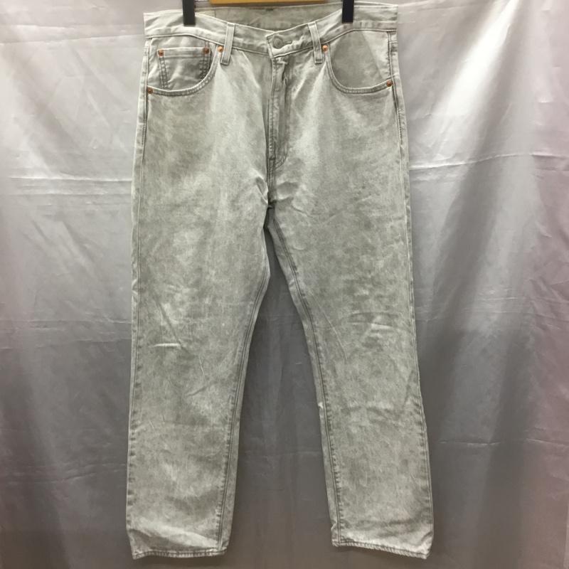 リーバイストラウスアンドコー Levi Strauss & co. パンツ デニム、ジーンズ デニムパンツ ストレートパンツ ワイドパンツ カジュアルパンツ 33インチ 無地 灰 / グレー /  メンズ USED 古着 中古 10115025