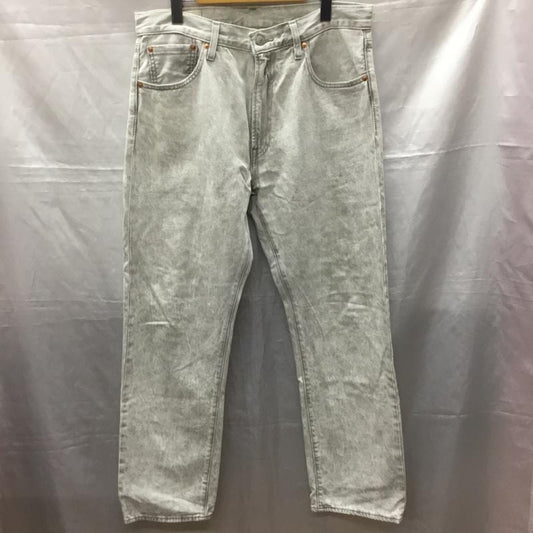 リーバイストラウスアンドコー Levi Strauss & co. パンツ デニム、ジーンズ デニムパンツ ストレートパンツ ワイドパンツ カジュアルパンツ 33インチ 無地 灰 / グレー /  メンズ USED 古着 中古 10115025