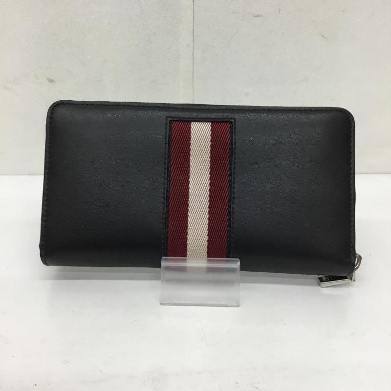 バリー BALLY 財布 長財布 ロゴ、文字 黒 / ブラック /  メンズ USED 古着 中古 10136219