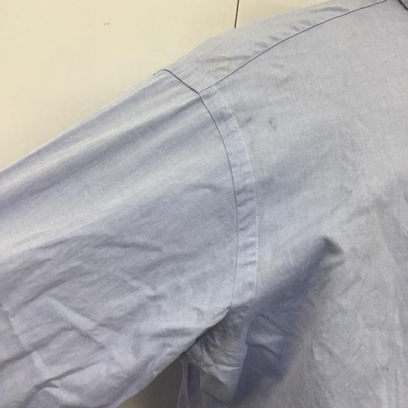 ラルフローレン RALPHLAUREN シャツ、ブラウス 長袖 長袖シャツ カラーシャツ ボタンダウンシャツ 長袖カットソー ロゴ、文字 水色 / ライトブルー /  メンズ USED 古着 中古 10115135