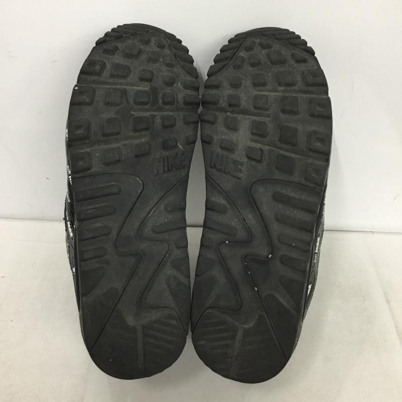 ナイキ NIKE スニーカー スニーカー 700155-015 AIR MAX 90 PREMIUM 27.5cm 27.5cm ロゴ、文字 黒 / ブラック / X 白 / ホワイト /  メンズ USED 古着 中古 10148398
