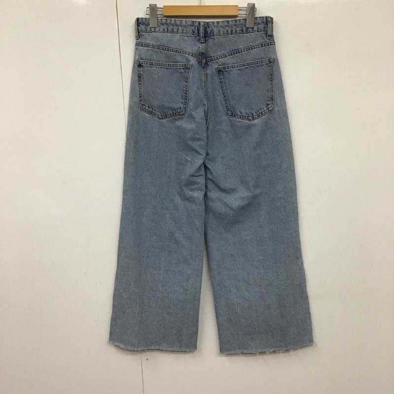ザラ ZARA パンツ デニム、ジーンズ 36 無地 水色 / ライトブルー /  レディース USED 古着 中古 10130992